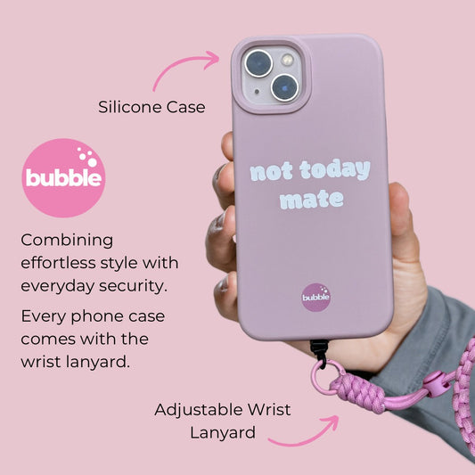 'Not today mate' Phone Case Pink